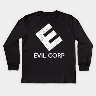 evil corp mr robot Kids Long Sleeve T-Shirt